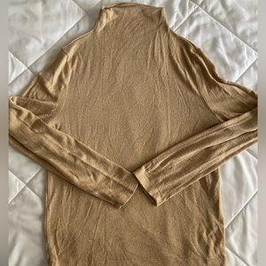 OAK + FORT cowl neck top